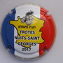 Marque : CLERGEOT Daniel N° Lambert : NR Couleur : Fond marron Description : Tour de France 2017 - Troyes - Nuits Saint Georges - nom de la marque  Ref perso :