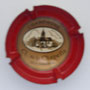 Marque : CLOS DE LA CHAPELLE N° Lambert : 3 impression verso Couleur : Rouge Description : Chapelle dans un cartouche ovale  Emplacement : 