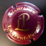 Marque : LAURENT - PERRIER  N° Lambert : 47 clair Couleur : Violet foncé et or Description : Lettres LP sans écusson   Emplacement : 068-07-04 