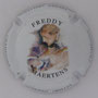 Marque : DHONDT - GRELLET N° Lambert : 6 Couleur : Fond blanc Description : Cuvée Freddy Maertens - nom de la marque   Emplacement : 