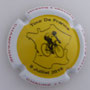 Marque : CHAURE Jean-Louis N° Lambert : NR Couleur : Fond jaune, contour blanc Description : Tour de France 9 juillet 2019 - nom de la marque Emplacement : 