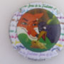 Marque : PIERRE Christophe  N° Lambert : A3a Couleur : Polychrome, Fond blanc Description : Le corbeau. et le renard - nom de la marque  Emplacement : 
