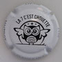 Marque : MAITROT N° Lambert : 1 Couleur : Blanc et noir Description : Chouette - nom du producteur  Emplacement : 