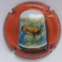 Marque : CODAN Richard et fils N° Lambert : 11.2 Couleur : Fond rouge Description : Antilope  Emplacement : 
