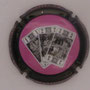 Marque : GRUET & Fils N° Lambert : 4h Couleur : Contour noir, fond violet Description : Cartes tarot 1,2,3 inscription champagne sur le contour  - nom de la marque  Emplacement :