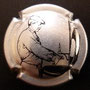 Marque : BARBET  N° Lambert : 5 Couleur : Argent Description : homme devant un tonneau  Ref perso : 