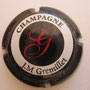 Marque : GREMILLET JM N° Lambert : 3 Couleur : Contour noir Description : Initiales en rouge dans cercle noir  Emplacement : 058-03-01