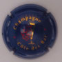 Marque : COTE DES BAR N° Lambert : 3 Couleur : bleu et or Description : Coupe et raisin  Emplacement : 