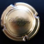 Marque : GENERIQUE  N° Lambert : 560b Couleur : Or et noir.  Description : Inscription Champagne dans un double cercle  Ref perso : 904-06-04
