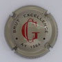 Marque : GOSSET N° Lambert : 45 Couleur : Gris argenté Description : Grand G pour une cuvée Brut Excellence  Emplacement : 