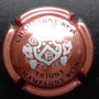 Marque : BLIN R & fils N° Lambert : 20 Couleur : Rosé et noir Description : Blason couronné et nom   de la marque Emplacement : 