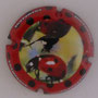 Marque : GENERIQUE  N° Lambert : 838 Couleur : Contour rouge Description : Coccinelle Ref perso : 