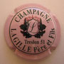Marque : LAGILLE père & fils N° Lambert : 10  Couleur :  Rose Description : L stylisé dans un   cartouche  Emplacement : 066-05-04