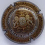 Marque : GERBAIS Pierre N° Lambert : 13 Couleur : Fond Marron Description : lettres GP stylisées dans un blason soutenu par deux lions et nom de la marque  Emplacement : 