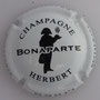 Marque : HERBERT Didier N° Lambert : 83a Couleur : Blanc et noir Description : Restaurant Bonaparte - nom de la marque  Emplacement : 