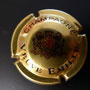 Marque :  EMILLE (veuve) N° Lambert : 4 - type 1 Couleur :  Or Description : Blason soutenu par deux lions  Emplacement : 048-04-04