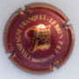 Marque : FRANQUET - LEBRUN P & F N° Lambert : 3 Couleur : Bordeaux et or, striée Description : Initiales et grappe de raisins  Emplacement : 