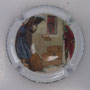 Marque : CHEURLIN (veuve) N° Lambert : 18ae Couleur : Polychrome, contour blanc Description : Fables de la Fontaine - La cigale etla fourmi - nom de la marque  Emplacement : 