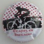 Marque : COLLIN Olivier N° Lambert : 21b Couleur : Polychrome, fond à pois Description : TDF 2021 étape en Bretagne - cycliste - nom de la marque Emplacement :