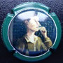 Marque :  RODEZ Thierry N° Lambert : 7 Couleur :  contour vert foncé Description : Homme en train de   gouter du champagne  Emplacement : 