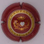 Marque : DUVAL LEROY N° Lambert : 43a Couleur : Rouge foncé, contour or et blanc  Description : Coeur blanc dans armoiries  Emplacement : 