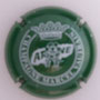 Marque : VAUTRAIN Marcel  N° Lambert : 19  Couleur : Vert et blanc Description : ARNE au-dessous d'un blason couronné   Emplacement : 
