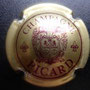 Marque : PICARD N° Lambert : 3 Couleur : Or et bordeaux Description : Nom de la marque sous des armoiries  Emplacement : 