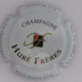Marque : HURE Frères N° Lambert : 3a Couleur : Fond blanc. Inscriptions sur le contour Description : Initiales - Nom du producteur Emplacement : 