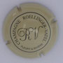 Marque : ROELLINGER - VATEL N° Lambert : 2 Couleur : Gris-Crème Description : Initiales RV - nom de la marque Emplacement : 