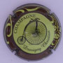 Marque : DRAVIGNY Christian N° Lambert : 5-2 Couleur : Contour marron avec liseré, fond vert-jaune Description : Grand Bi  Emplacement : 