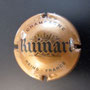 Marque : RUINART N° Lambert : 53 Couleur : Marron & gris  - 32mm Description : Nom de la marque sur un blason couronné  Emplacement : 096-06-05