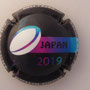 Marque : COLLIN Olivier N° Lambert : 16 Couleur : Fond Noir,  Description : Coupe du monde de rugby 2019 au Japon - Nom du producteur Emplacement :