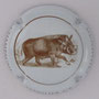 Marque : GENERIQUE  N° Lambert : 852b Couleur : Fond crème, dessin marron Description : Sanglier  Ref perso : 