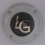 Marque : LACOURTE - GODBILLON N° Lambert : 12 verso or Couleur : Noir, contour blanc Description : Initiales LG  Emplacement : 