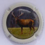 Marque : DUGNE Charles N° Lambert : 7 Couleur : Polychrome, contour crème Description : Cerf  Emplacement : 