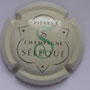 Marque :  SELEQUE N° Lambert : 34 Couleur : Fond crème  Description : Lettre S cursive - nom de la marque  Emplacement : 