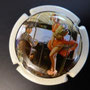 Marque : GENERIQUE  N° Lambert : 806e Couleur : contour crème, dessin polychrome Description : Pin'up  Ref perso : 928-06-01