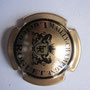 Marque :  ROGUET Lucien N° Lambert : 10 Couleur :  COr, Bronze et noir Description : Lettres LR dans un blason couronné et soutenu par deux lions  Emplacement : 094-07-01