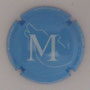 Marque : MEA Guy N° Lambert : 14b Couleur : Fond bleu Description : Nom du producteur sur le contour et lettre M sur fond bleu  Emplacement :