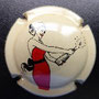 Marque : GENERIQUE  N° Lambert : 893 Couleur : Fond blanc - dessin   polychrome Description : femme en robe rouge et champagne Ref perso :