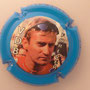 Marque : VAUTRAIN Marcel N° Lambert : 51h Couleur : Polychrome, contour bleu Description : Frank Vandenbrook  Emplacement : 