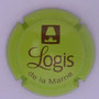 Marque : DUVAL LEROY N° Lambert : 46 Couleur : Fond vert  Description : Logis de France  Emplacement : 