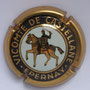 Marque : CASTELLANE (de) N° Lambert : 12 Couleur : Or. Cercle intérieur blanc. petites lettres Description : Chevalier avec cotte de maille  Emplacement : 