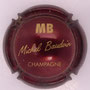 Marque : BAUDVIN Michel N° Lambert : 2 Couleur : Bordeaux et or Description : Initiales et nom de la marque  Emplacement : 