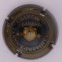 Marque : PREVOTEAU Yannick N° Lambert : 1 Couleur : Noir et or, striée Description : Initiales YP dans cartouche triangulaire - nom du producteur Emplacement : 