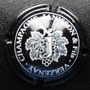 Marque : JANISSON & fils N° Lambert : 4 Couleur :  Noir et agent  Description : Feuille et nom de la marque  Emplacement :