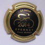 Marque : EPERNAY N° Lambert : NR1 recto Couleur : Noir, contour or Description : Ville départ - 11 juillet 2014   Emplacement : 