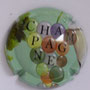 Marque : GENERIQUE  N° Lambert : 904b Couleur : Polychrome - fond vert Description : Lettres du mot champagne dans des bulles de couleur Ref perso : 