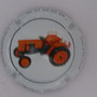Marque : DOURY Philippe  N° Lambert : 66a Couleur : Fond blanc, Polychrome Description : Tracteur Vendeuvre BL30 - nom de la marque Emplacement : 