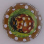 Marque : GENERIQUE  N° Lambert : 838e Couleur : Contour marron Description : Coccinelle Ref perso : 